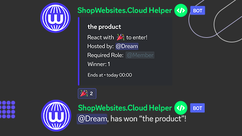 Giveaway Bot Preview